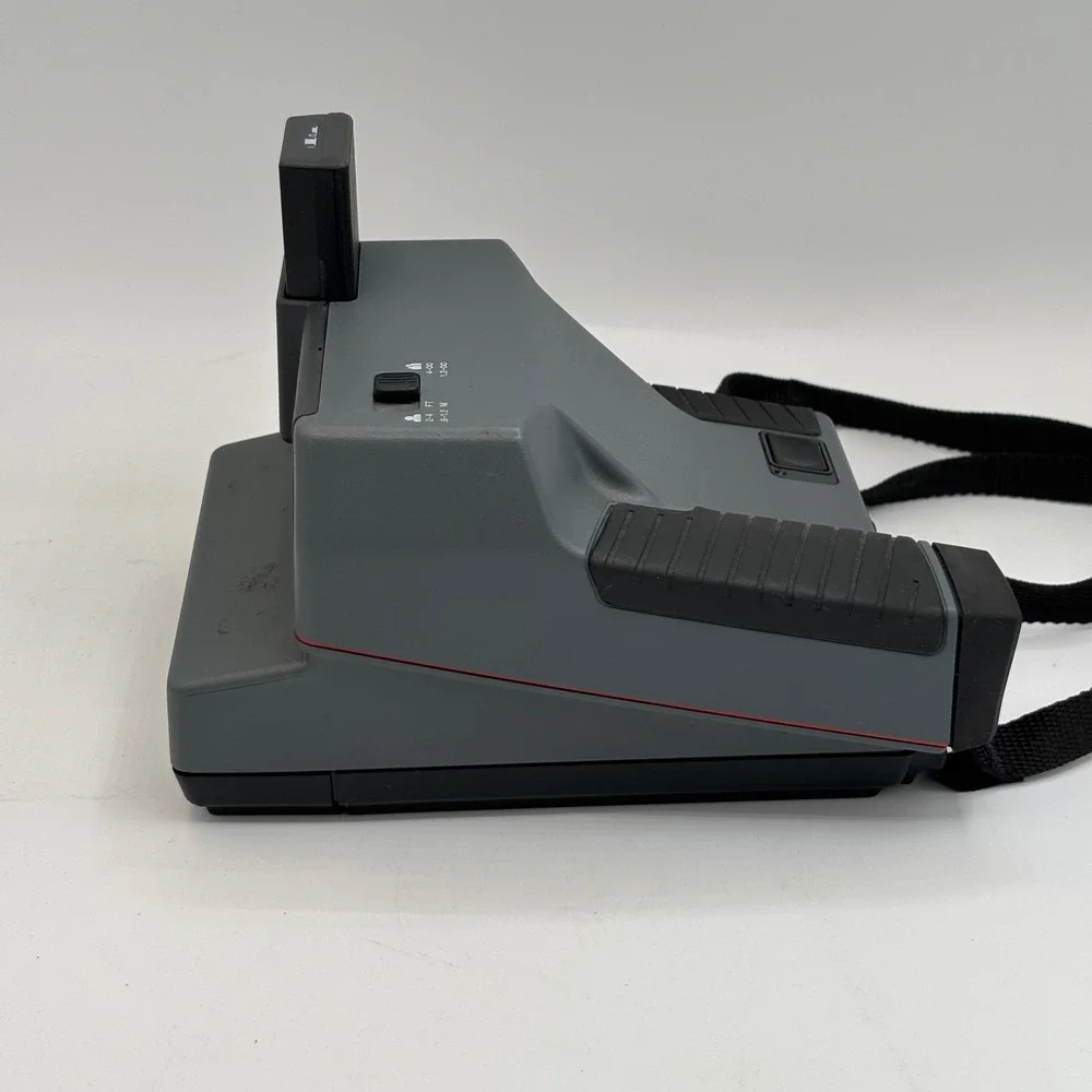 Polaroid Impulse 600 Series Instant Film Camera Gray Pop-Up Flash Vintage UK